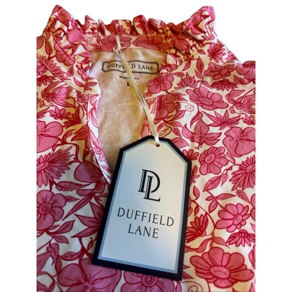 Duffield lane Lilian dress size large hibiscus haven print - NWT - Picture 4 of 7